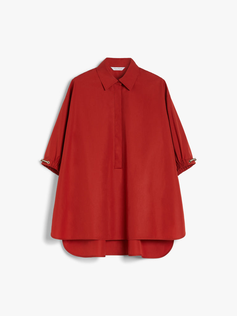 Loose-fitting cotton shirt
