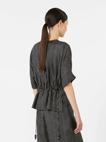 max mara printed silk blouse for women