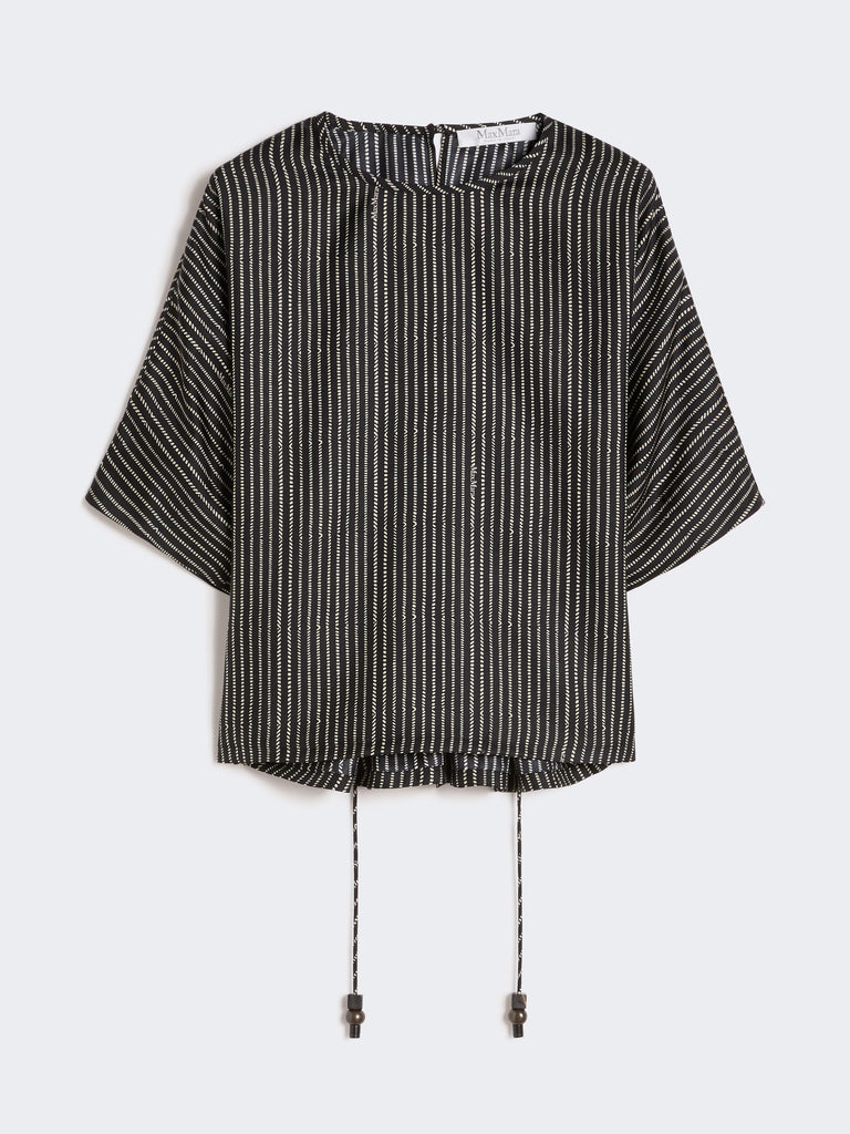 max mara printed silk blouse