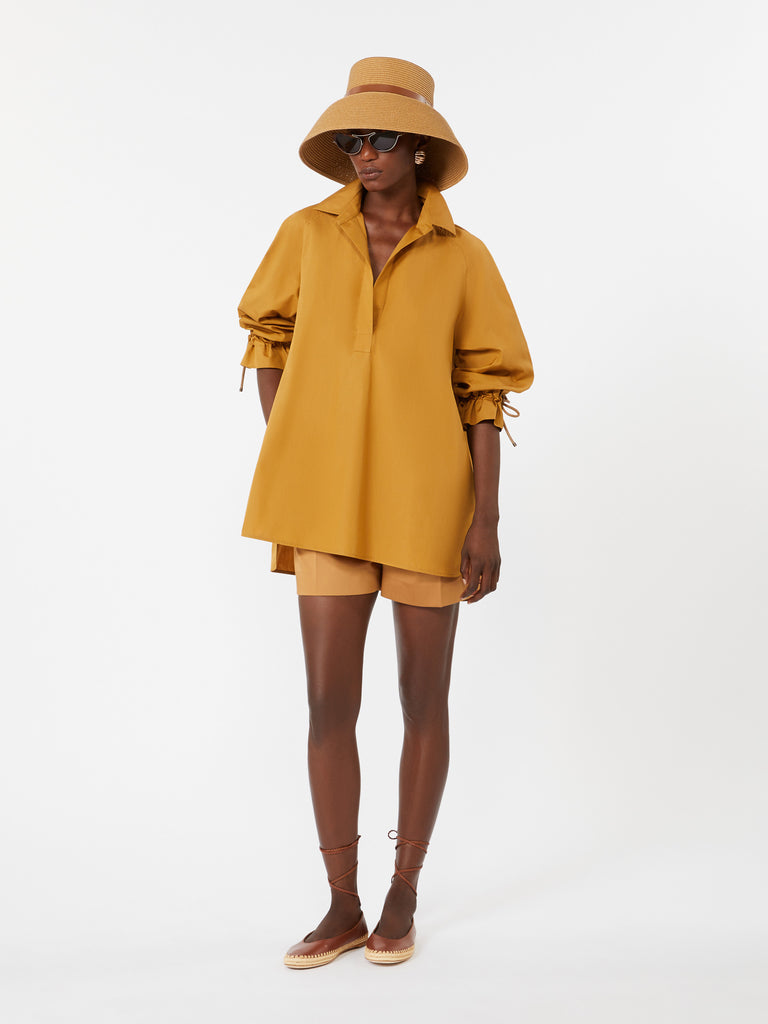 max mara cotton poplin blouse