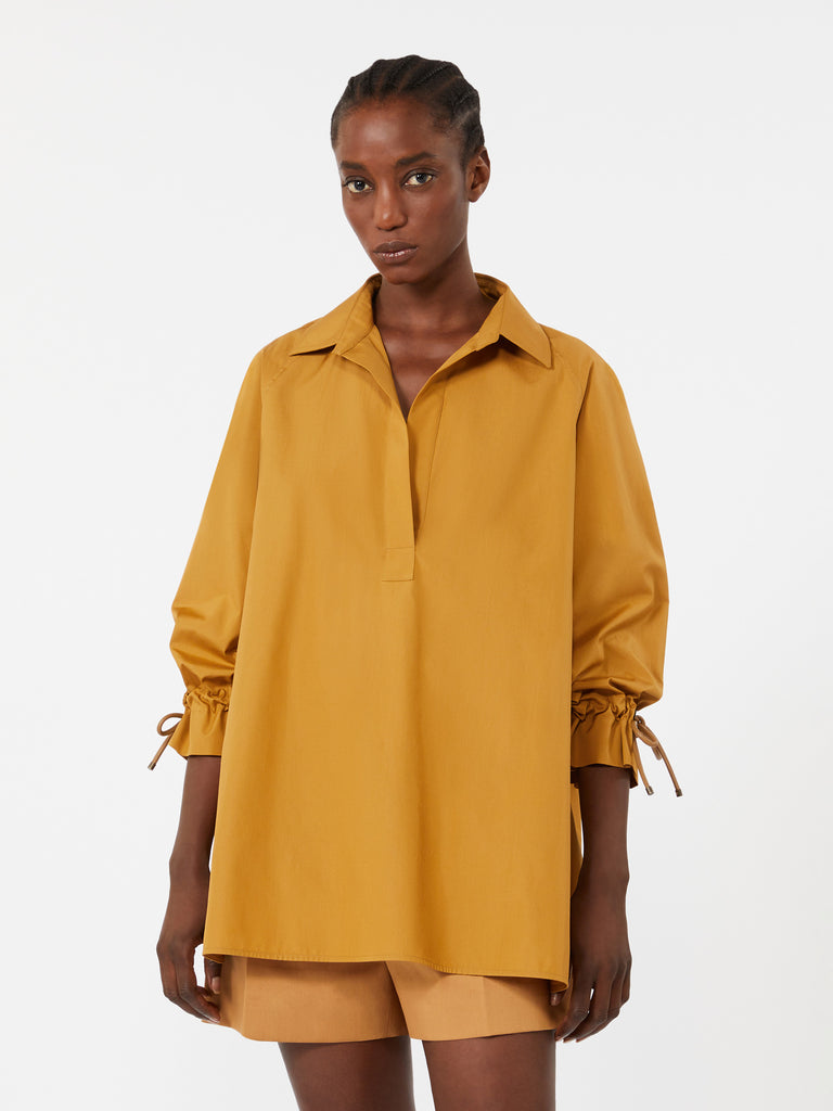 max mara cotton poplin blouse