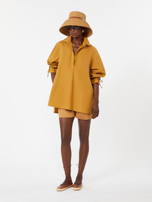Cotton Poplin Blouse for Women - Earth - Max Mara UAE