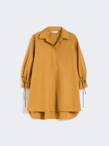 Cotton Poplin Blouse for Women - Earth - Max Mara UAE