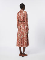 max mara printed silk shirt dress for women
