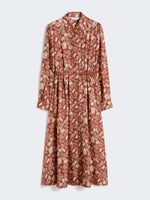 max mara printed silk shirt dress for women