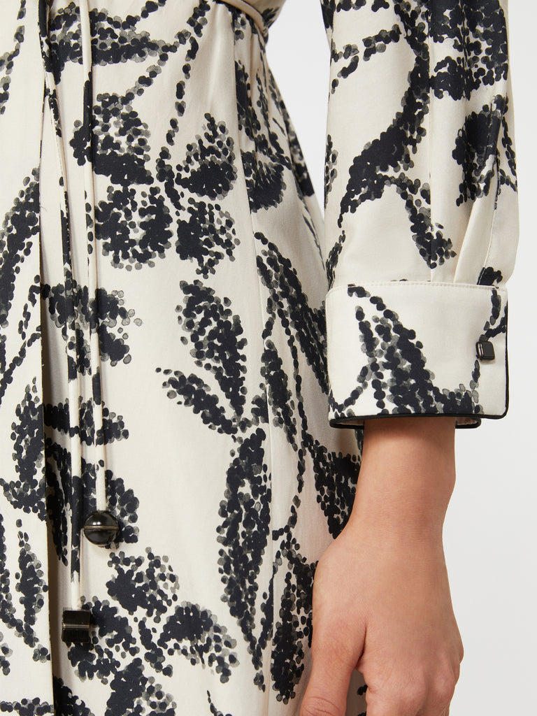 max mara printed poplin dress