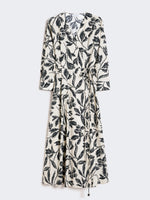 max mara printed poplin dress for women