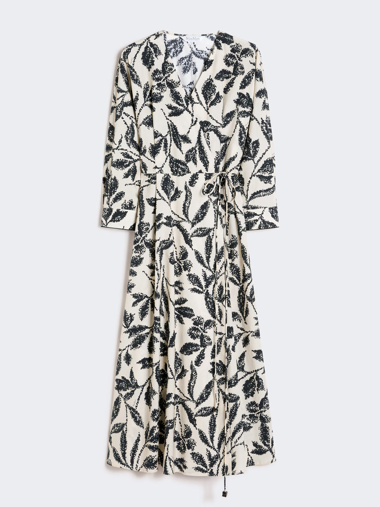 max mara printed poplin dress