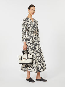 max mara printed poplin dress for women