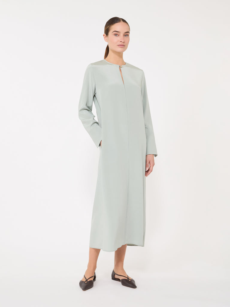 max mara stretch silk crepe de chine kaftan