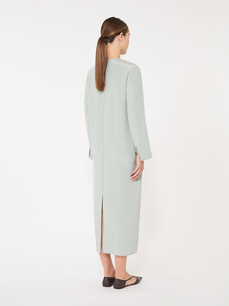 max mara stretch silk crepe de chine kaftan