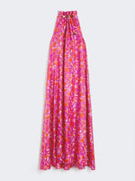 max mara printed silk twill dress for women