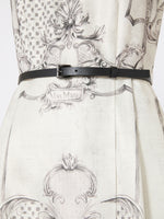 Printed Mikado Shirt Dress for Women - Ivory - Max Mara UAE