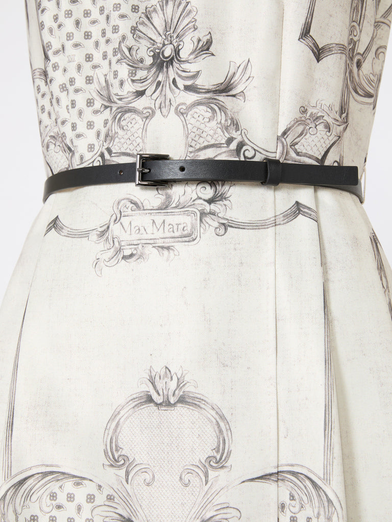 max mara printed mikado shirt dress