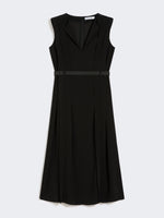 max mara sleeveless envers satin dress for women