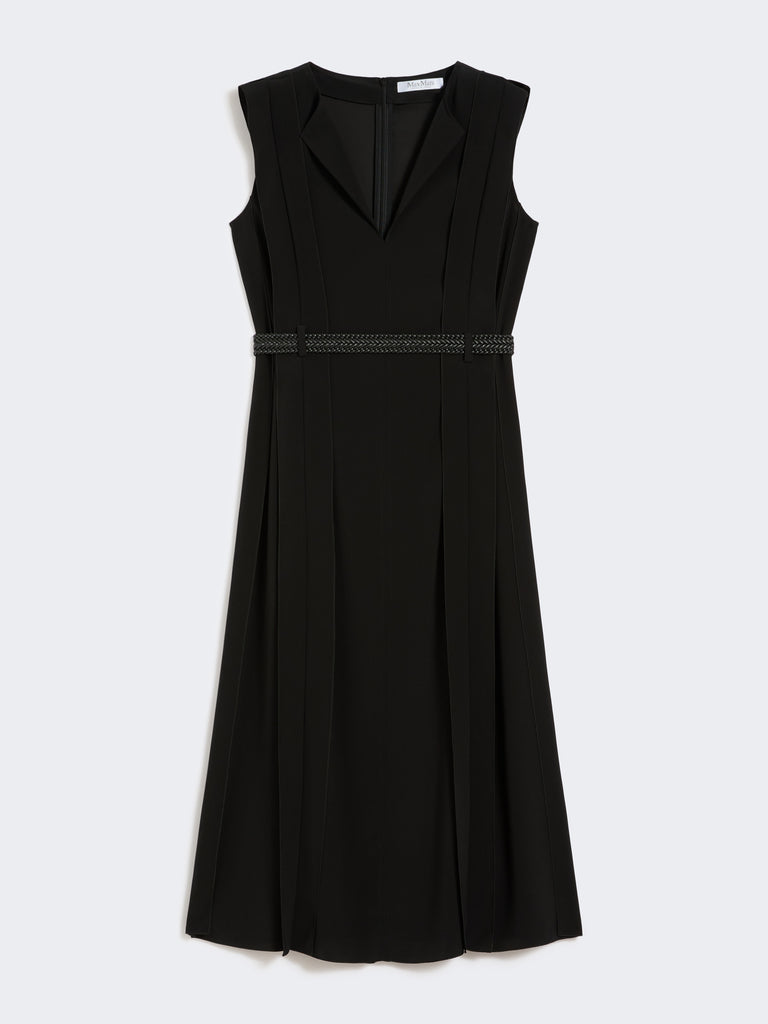 max mara sleeveless envers satin dress