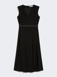 max mara sleeveless envers satin dress for women