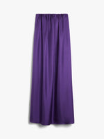 Silk twill bustier dress