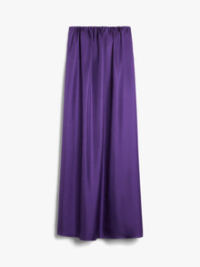 Silk twill bustier dress