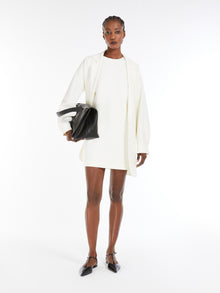 Wool Canvas Sleeveless Dress for Women - White - Max Mara UAE