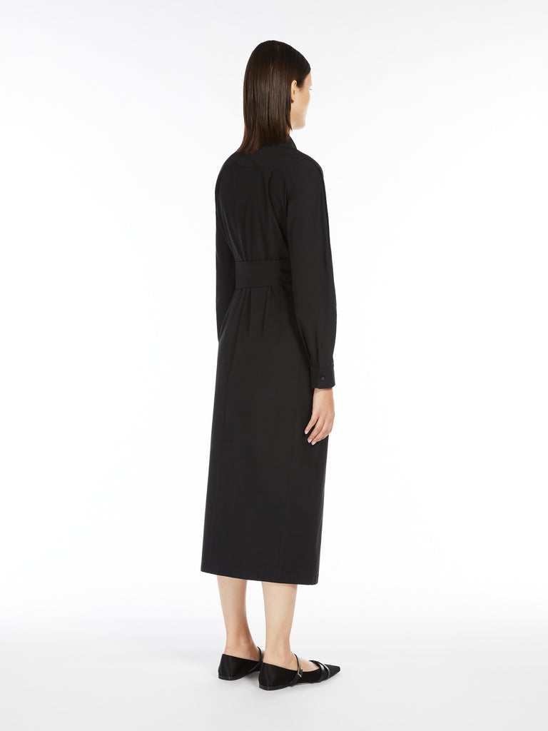 max mara cotton crossover dress