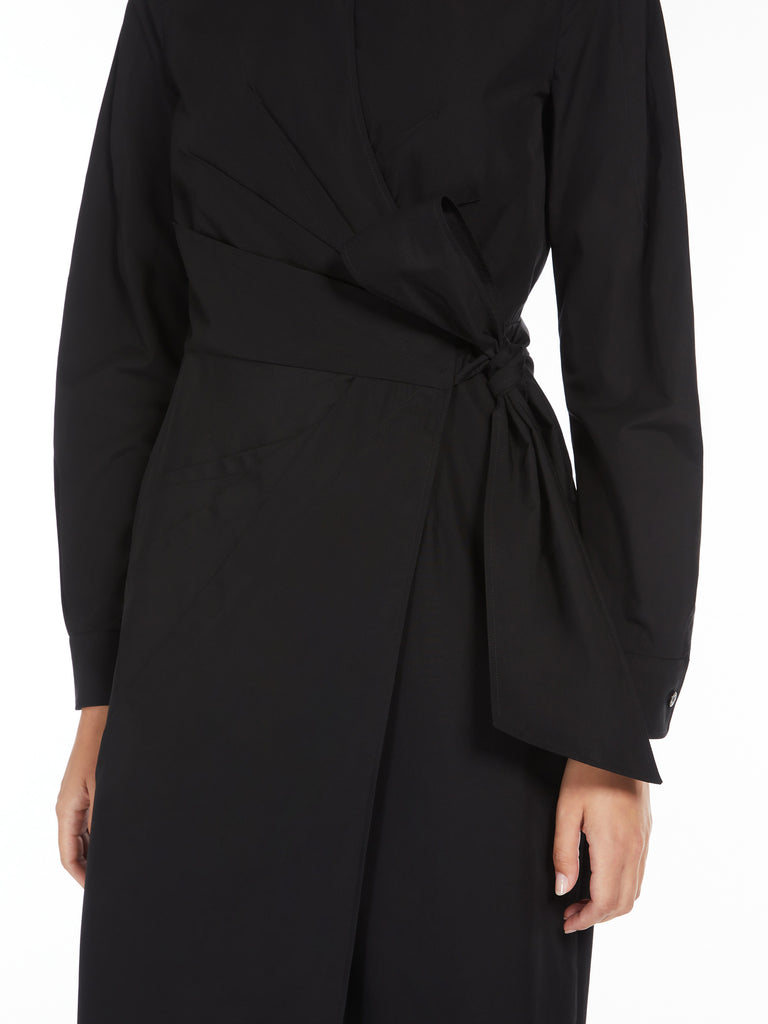 max mara cotton crossover dress