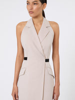 max mara wool and cotton canvas dress for women