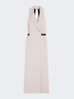 max mara wool and cotton canvas dress for women