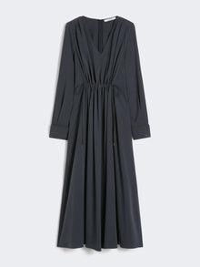 Washed Silk Canvas Dress for Women - Ultramarine - Max Mara UAE