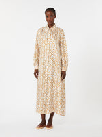 max mara printed silk twill shirt dress for women