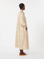 max mara printed silk twill shirt dress for women