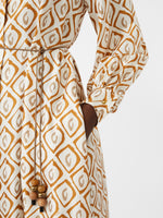 max mara printed silk twill shirt dress for women