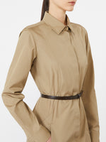 max mara cotton poplin shirt dress for women