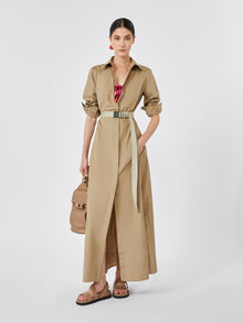 max mara cotton poplin shirt dress for women