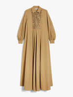 Long Dress In Cotton Poplin for Women - Beige - Max Mara UAE