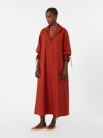 max mara oversized cotton poplin dress for women