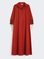 max mara oversized cotton poplin dress for women