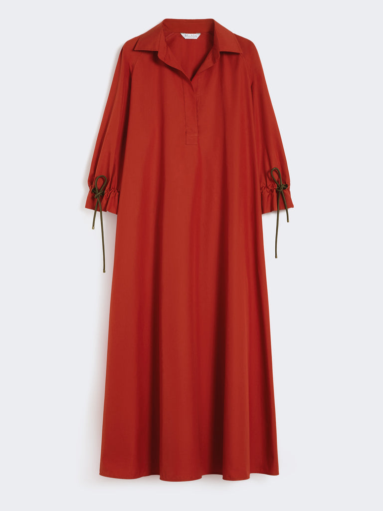 max mara oversized cotton poplin dress