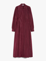 Flared Taffeta Dress for Women - Wine-Coloured - Max Mara UAE