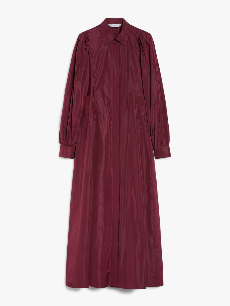 max mara flared taffeta dress