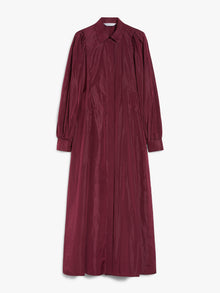 Flared Taffeta Dress for Women - Wine-Coloured - Max Mara UAE