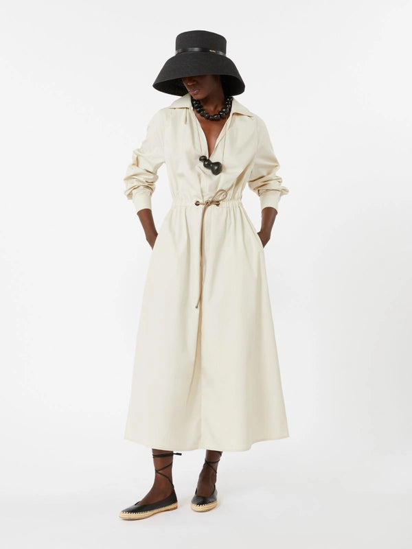 max mara cotton poplin dress for women