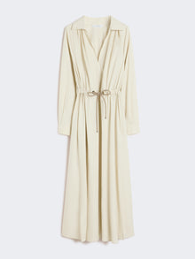 Cotton Poplin Dress for Women - Beige - Max Mara UAE