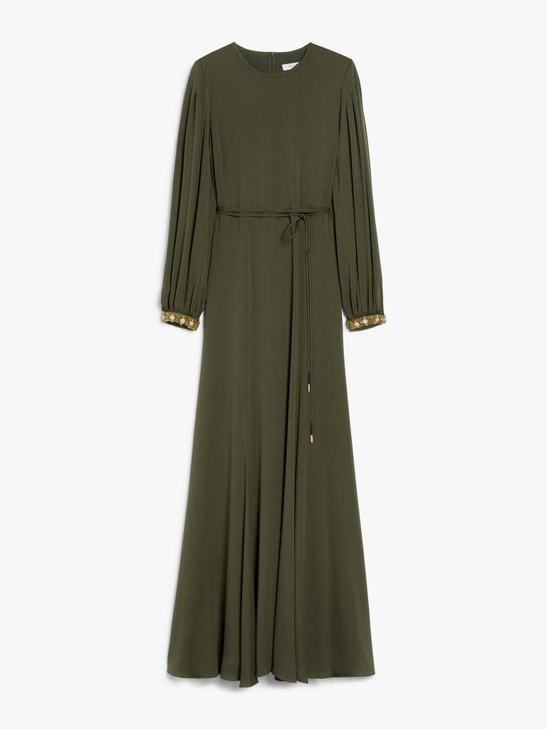 max mara silk charmeuse dress