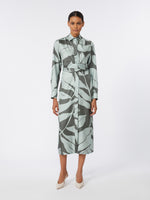 max mara printed silk shirt dress for women