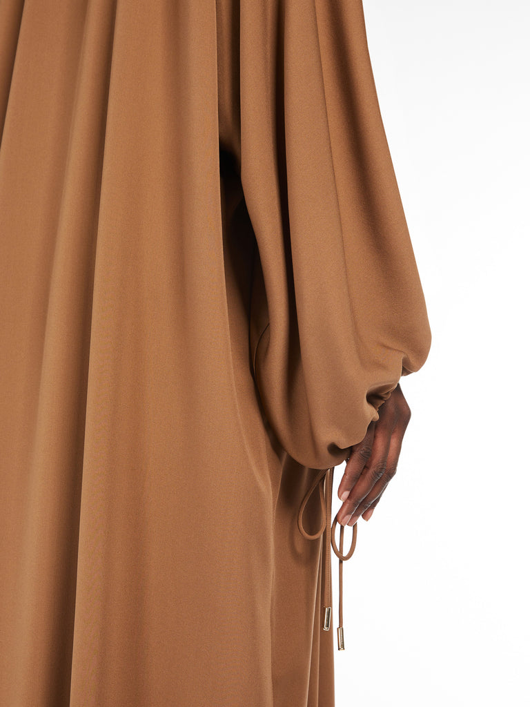 max mara unstructured silk dress