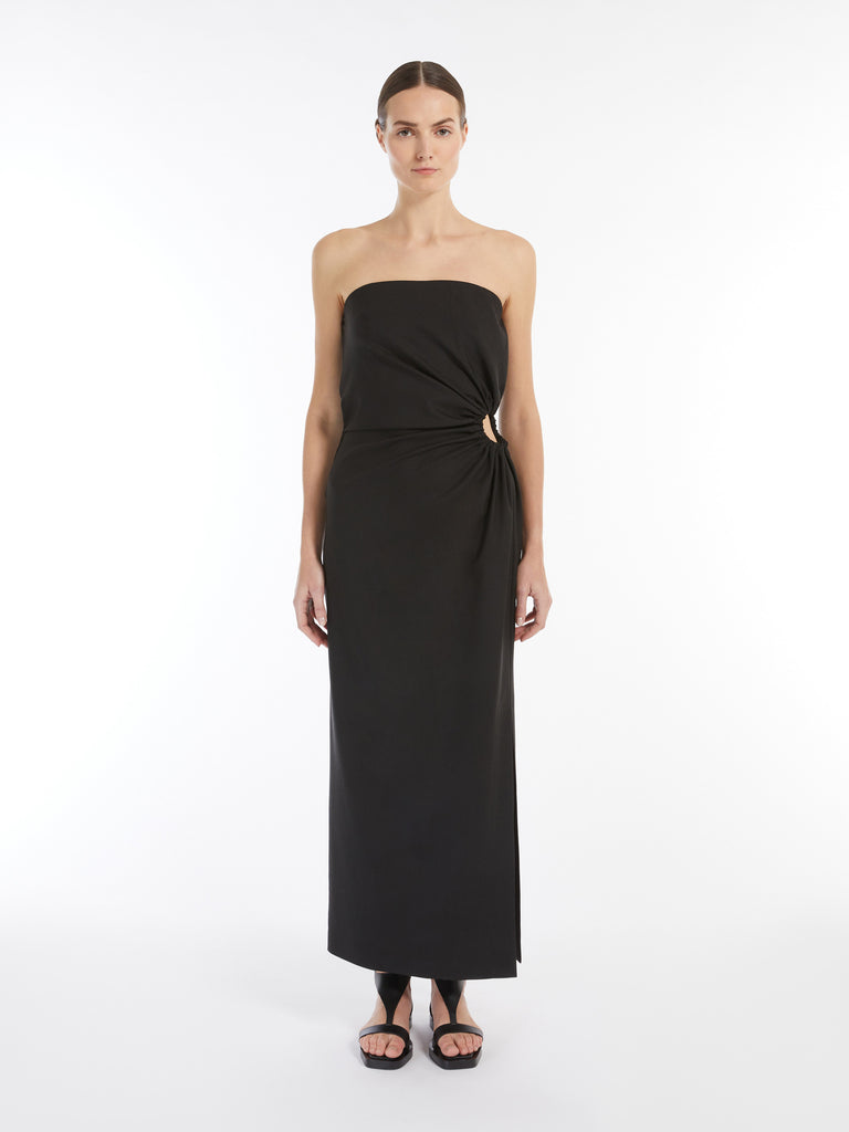max mara wool, mohair and silk bustier dress