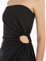 Wool, Mohair And Silk Bustier Dress for Women - Black - Max Mara UAE