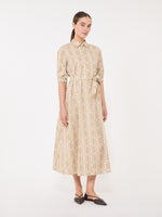 max mara printed poplin shirt dress for women