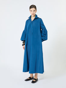 Taffeta Shirt Dress for Women - Navy - Max Mara UAE